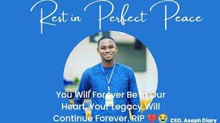 Dcn. Daniel Elorm Asaph Kaketo. CEO of Asaph Diary. You will be in our heart forever. RIP