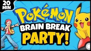 Pokemon Brain Break Party | Freeze Dance | Brain Breaks for Kids | Just Dance