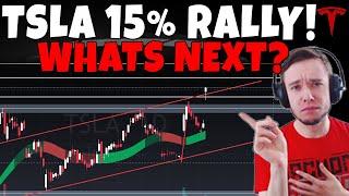 TESLA Stock - TSLA Rockets 15%!! Whats Next?