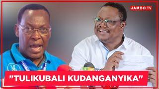 LISSU AKIRI ''TULIDANGANYWA NA TUKAKUBALI KUDANGANYIKA''