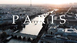 Paris - 4K Luftaufnahme Dronenflug über Paris