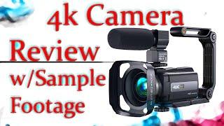 4k Amazon Video Camera Review - UHD Camcorder w/ Footage