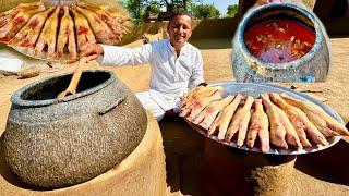 AMAZING COOKING VIBES IN 200 YEARS OLD STONE POT | Mazedar Paye Banane Ka Tarika l Beef Paya Recipe