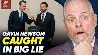 LOL: CA Governor Gavin Newsom CAUGHT in Lie Over Trump Phone Call