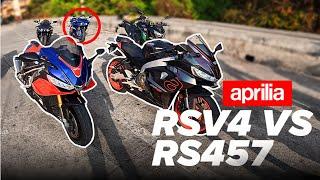 Aprilia RSV4 VS RS457 | Sunday Ride | Malayalam Vlog