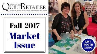 American Quilt Retailer Live Booth Demo with OLFA