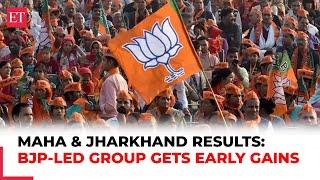 Maharashtra-Jharkhand Election Result: Early trends at 9 am show advantage NDA, Maha Yuti