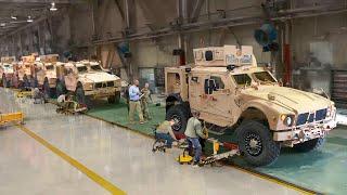 Inside Gigantic US Army Factory Preparing Thousand of Armored Vehicles