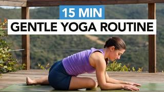 15 Min Gentle Yoga Routine | Full Body Stretch To Relax Your Body