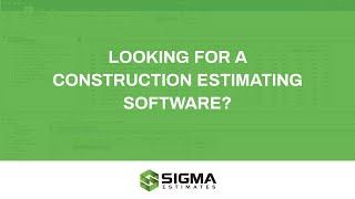 The Best Estimating Solution - Sigma Estimates