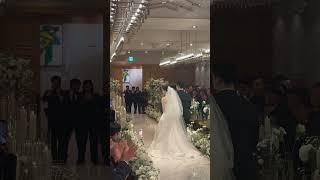 아름다운 신부님 입장 ‍️ #결혼식 #wedding #결혼식사회자 #결혼식준비 #결혼전문사회자