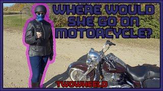 Where would she go on motorcycle | Road King Motovlog
