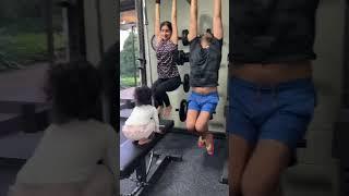 Hanging challenge #motivation #health #fitness #dedication #indian #family #kids #gym