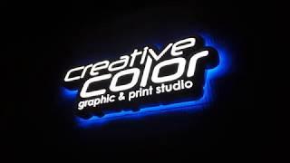 Creative Color LED Illuminated Sign