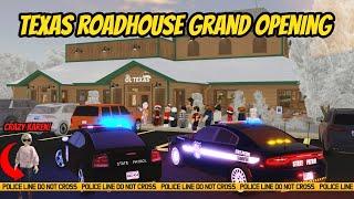 Greenville, Wisc Roblox l NEW Texas RoadHouse Grand Opening Day *ANGRY KAREN* Update Roleplay