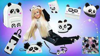 MUITO FOFO!  Artesanato Estilo Panda Para Sua Boneca || Bricolagem Kawaii com o Sam