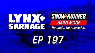 Lynx Streams - SnowRunner Hard Mode - Episode 197 - Testing the Rezvani Tank (No Mods) (Replay)