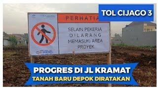 Progres Tol Cijago Seksi 3 di Jalan Kramat, Tanah Baru