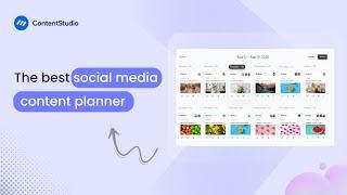 ContentStudio: The best social media content planner