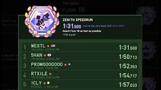 ZENITH SPEEDRUN 1:31 (WR) / Holding 5 PPS for 5 MINUTES [TETR.IO]