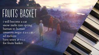 fruits basket | 25 minutes of calm piano 