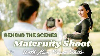 Behind the Scenes | Maternity Shoot with @NicePrintChannel |