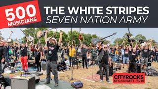 Seven Nation Army - The White Stripes - 500 musicians  - The biggest flashmob in Hungary @CITYROCKS