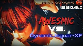 [DOA6] Awesmic vs. DynamicJaguar-XF / @DynamicJaguar-XF; Online Casuals  (3-8-2024)