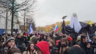 Российский антивоенный митинг в Берлине