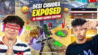 @DESICHHORAYT EXPOSED  IN @TondeGamer LIVE GIVEAWAY CUSTOM - Garena Free Fire