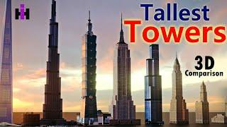 Tallest Tower in the World : Tower 3D Comparison