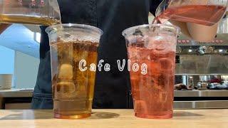 Korean Cafe Vlog |Big, square ice cubes to cool you down🩵