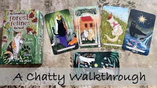 Enchanted Forest Felines Tarot | Kitties with Saucers?! Yes, please! | Walkthrough & Review