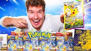 Ich öffne 100 Pokémon Booster für Pikachu! 