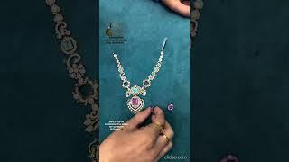 Victorian necklace | Gold Jewellery | RK Jewellers | Light Weight Jewellery | @brideessentials