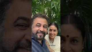 Actress Saranya Ponvannan With Her Husband Ponvannan Recent Cute Pictures️ #shorts #trending #viral