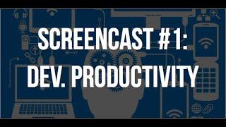 Software Developer Productivity Tips