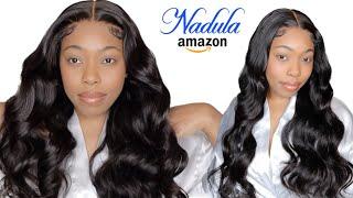 HIGH DENSITY PRE CUT LACE CLOSURE WIG WITH BABY HAIRS! | BEGINNER FRIENDLY WIG | NADULA HAIR AMAZON