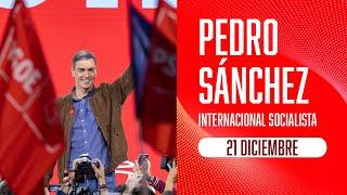 Pedro Sánchez en la apertura del Consejo Mundial de la Internacional Socialista