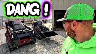 IT'S A STAND ON SKID STEER PETTY MUCH | IM BLOWN AWAY!