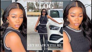 2 part get ready with me ( HAIR, makeup, outfit)  + shop home decor with me. Featuring UNICE Hair