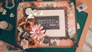 "Wedded Bliss" chunky mini album in a box featuring Prima Something Blue
