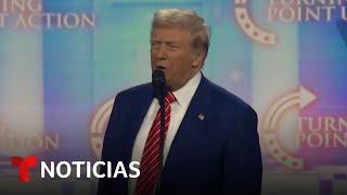 Trump habla de sus medidas contra la inmigración indocumentada en Arizona | Noticias Telemundo