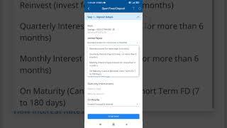 how to create fixed deposit in HDFC Bank using mobile app