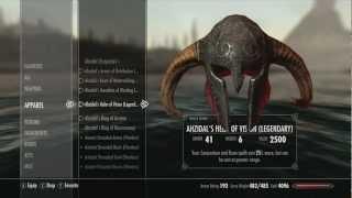 Skyrim: Dragonborn- Ahzidal's Armor