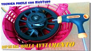 Riparazione completa avviamento Honda GCV135 GCV160 GCV190 Molla + Corda