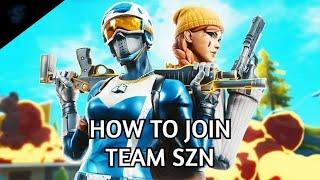 How to Join Team SZN (Join A Fortnite Clan)