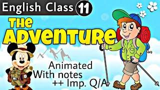 The Adventure : Class 11 ( in Hindi ) | The Adventure Class 11 hornbill #class11english