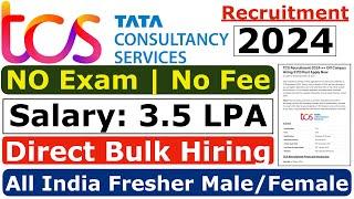 TCS Recruitment 2024| TCS hiring Freshers | Latest Hiring | TCS JOBS | OFF Campus Placements | jobs