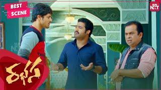 NTR's prank with Brahmanandam | Telugu | Rabhasa | N. T. Rama Rao Jr. | Samantha | Pranitha | SUNNXT